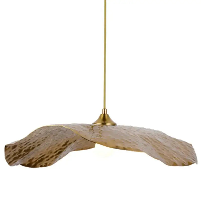 Gold Lotus Pendant Light Industrial Cafe