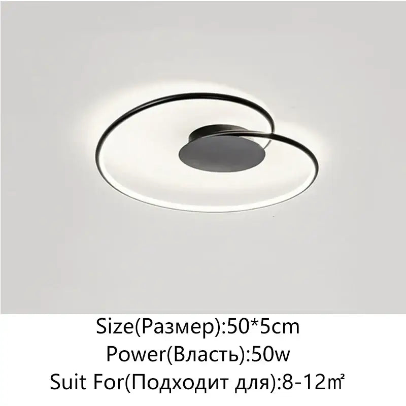 Black Love Ceiling Light