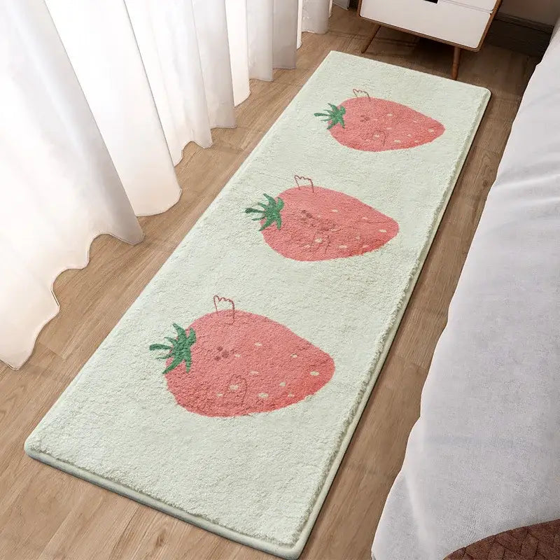 Pink Rabbit Bedside Rug