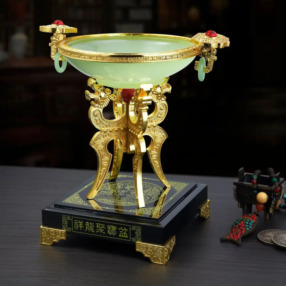 Jade Gold Flower Stand