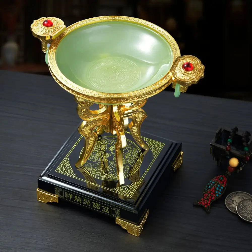 Jade Gold Flower Stand