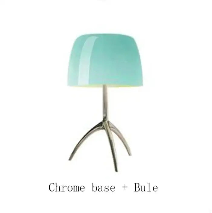 Cream Glass Table Lamp Italian Design