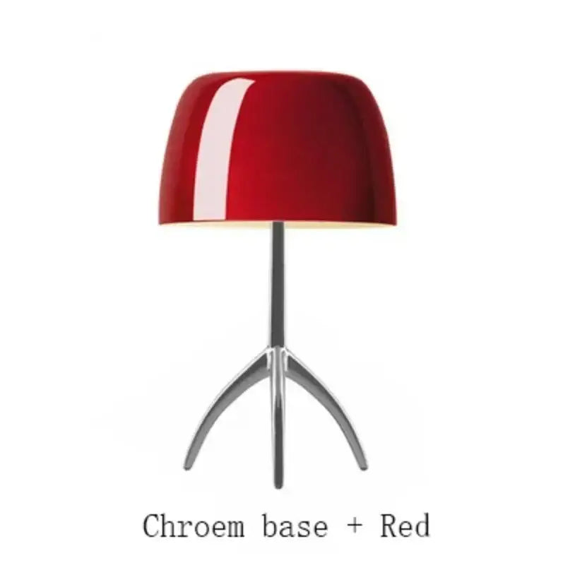 Cream Glass Table Lamp Italian Design