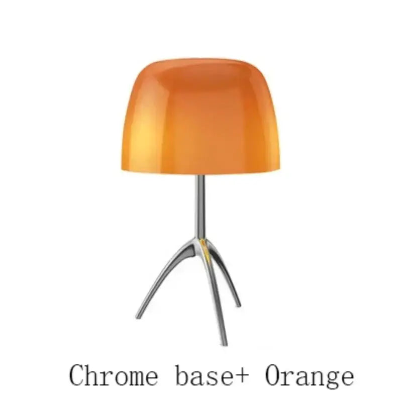 Cream Glass Table Lamp Italian Design