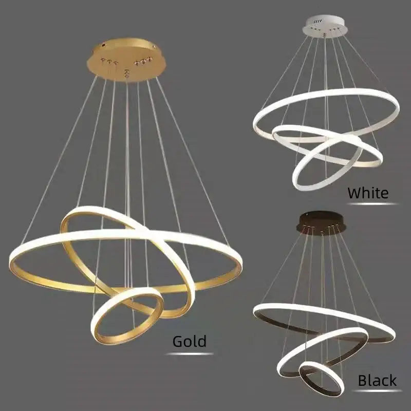 Black White Circle Pendant