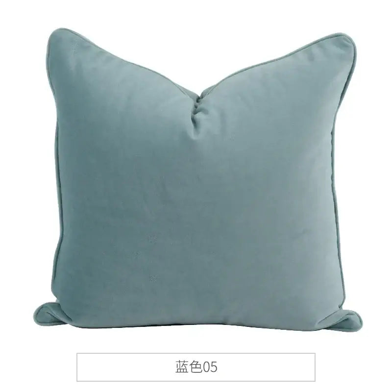 Teal Velvet Pillow Slipcover