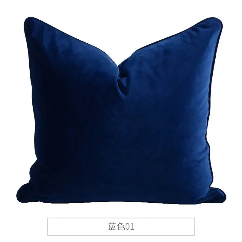Teal Velvet Pillow Slipcover