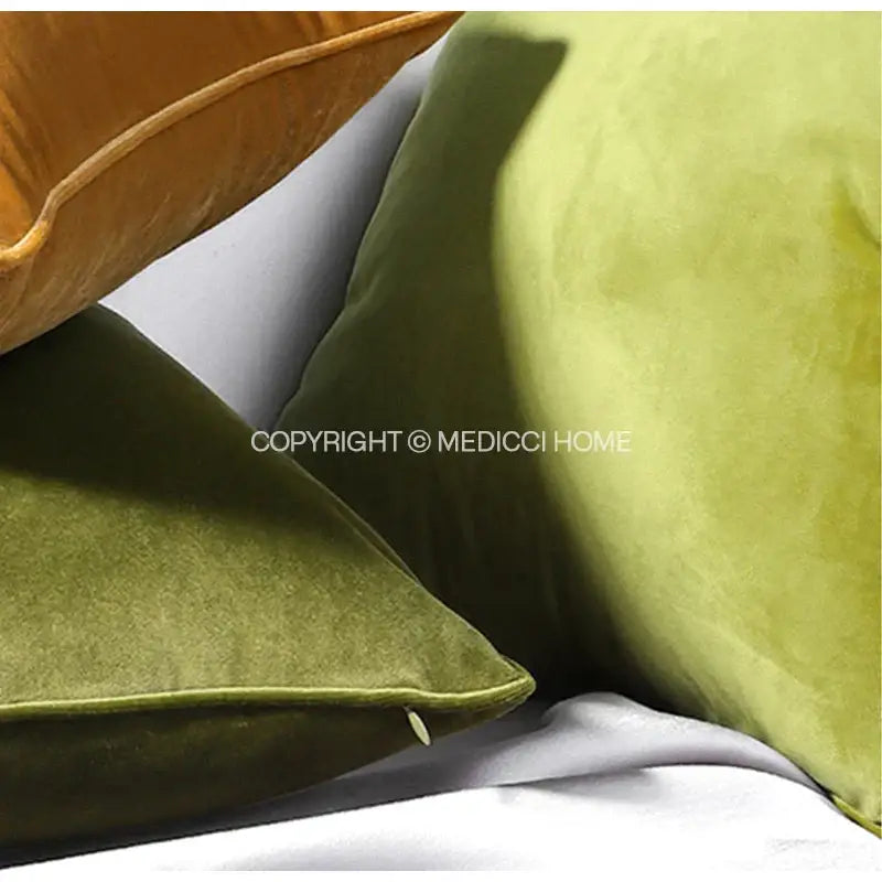 Teal Velvet Pillow Slipcover