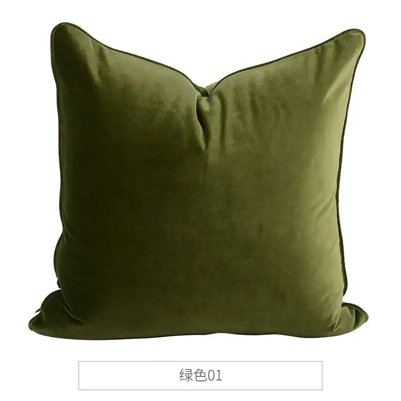 Teal Velvet Pillow Slipcover