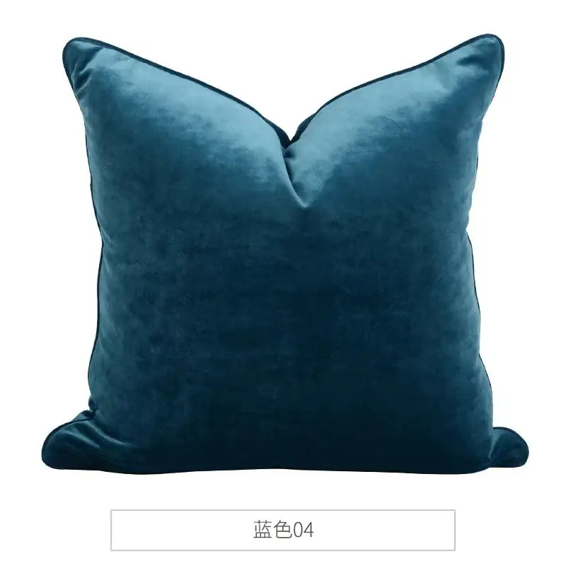 Teal Velvet Pillow Slipcover