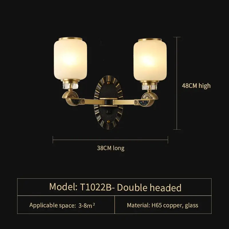 Jade Brass Chandelier