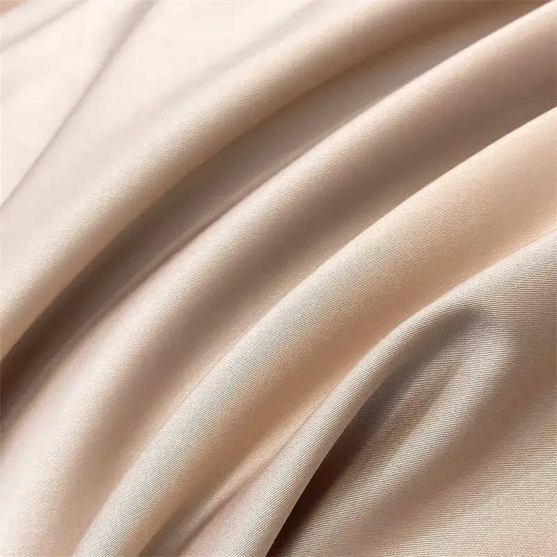 Gray Satin Duvet Cover