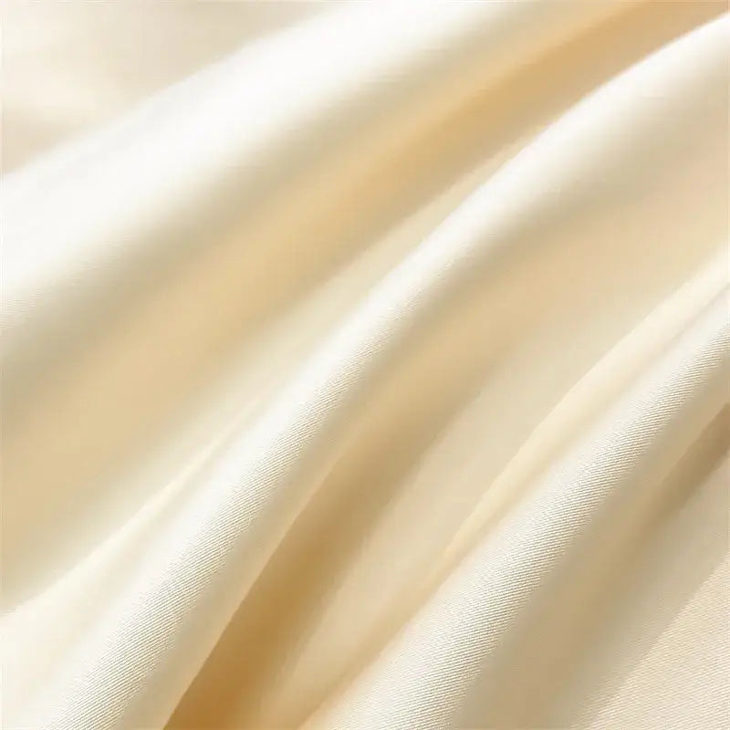 Silver Gray Satin Duvet