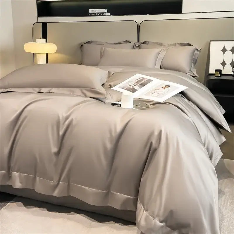 Slate Blue Cotton Bedding