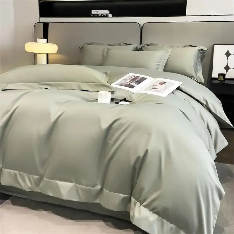 Slate Blue Cotton Bedding