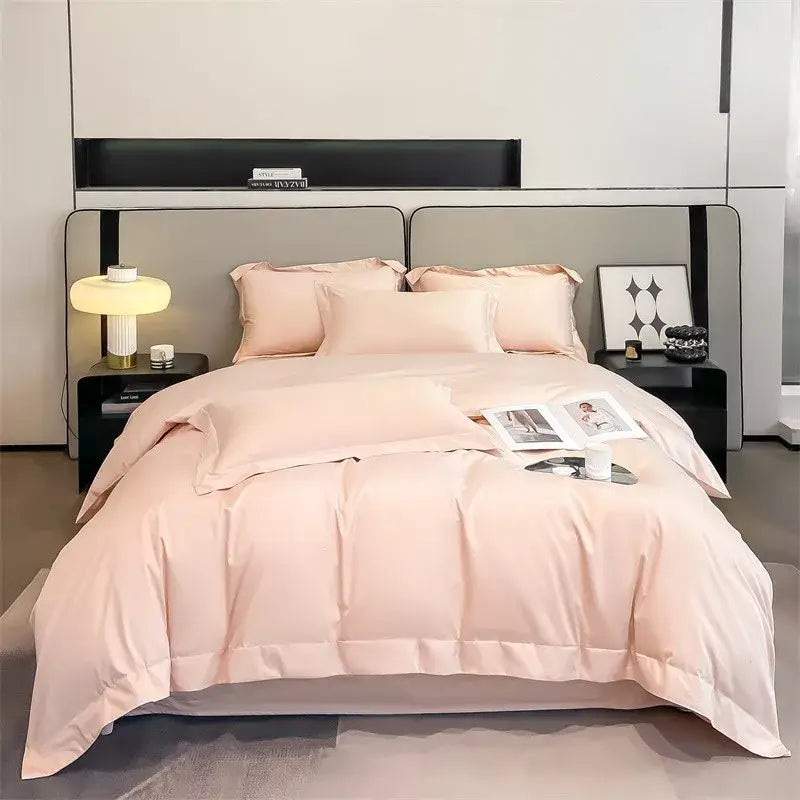 Gray Satin Bedding Set
