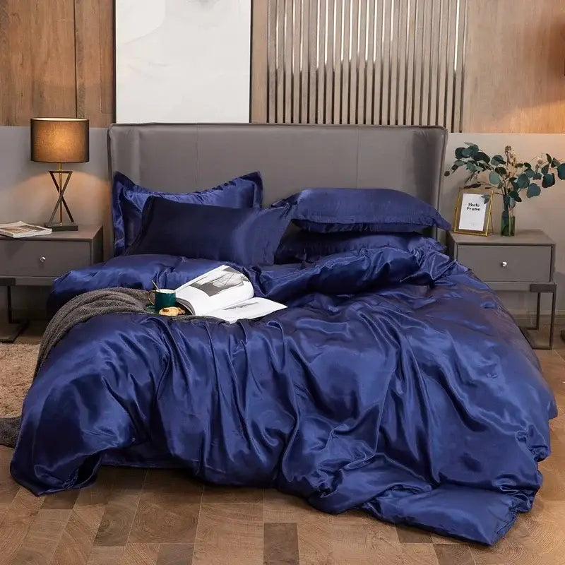 Copper Satin Bedding Set