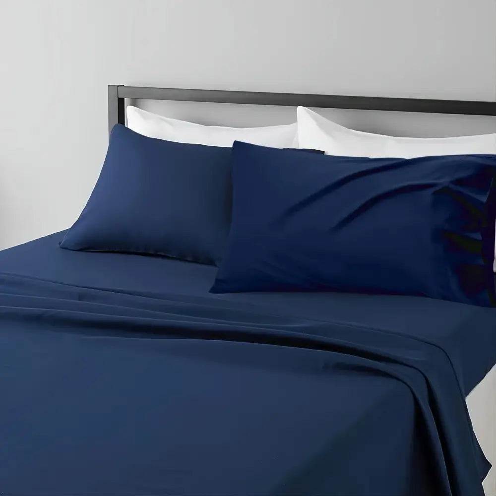 Gray Satin Sheet Set