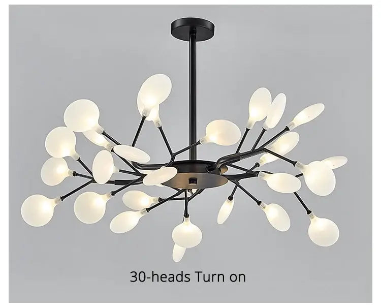 Gold Globe LED Chandelier 9-54 Heads