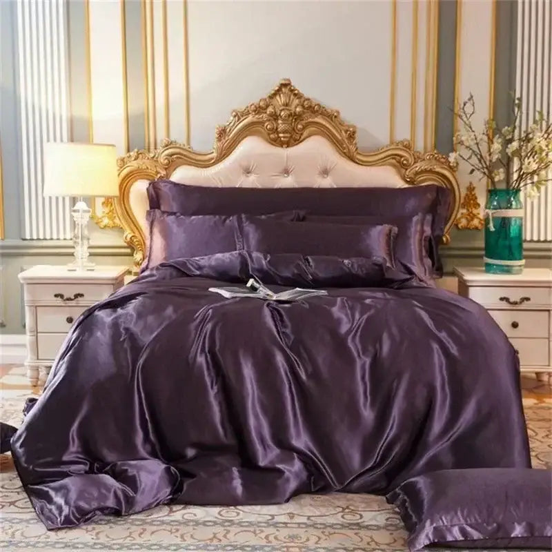Blue Mulberry Silk Duvet