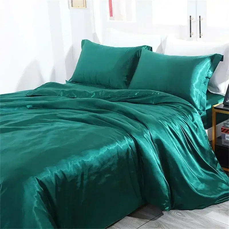 Vibrant Yellow Mulberry Silk Bedding