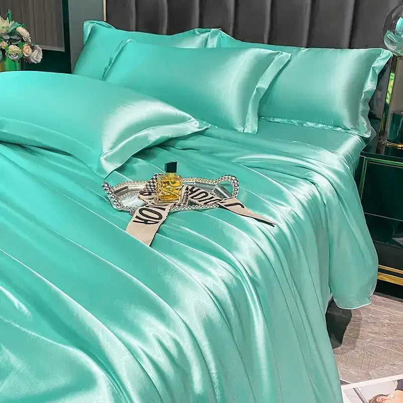 Gold Nordic Silk Bedding