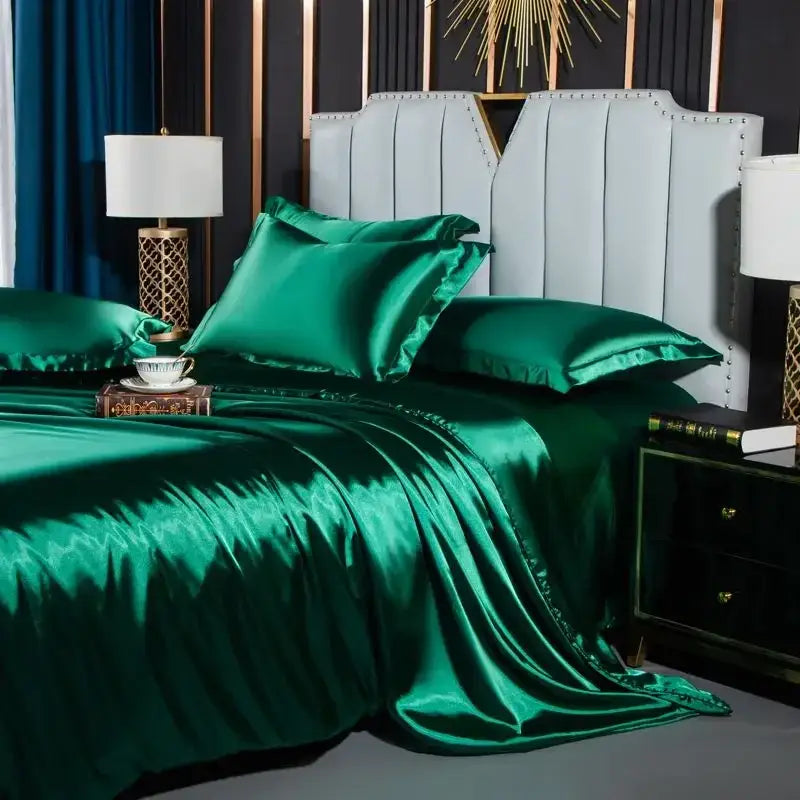 Gold Nordic Silk Bedding