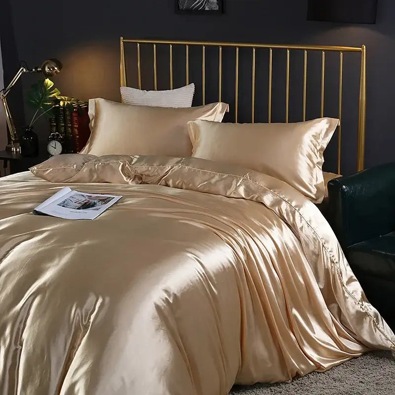 Matcha Green Satin Bedding