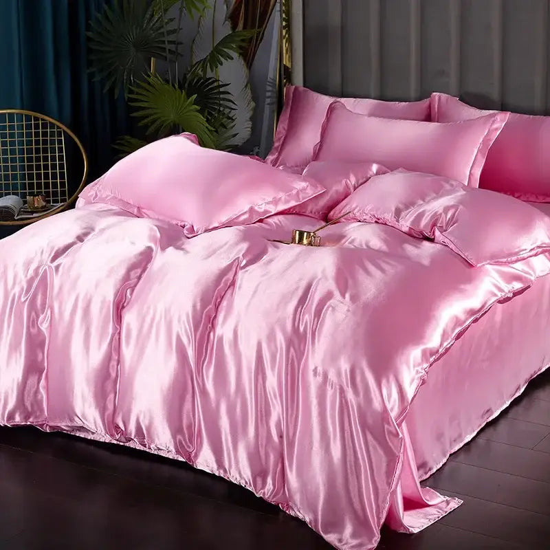 Camel Satin Bedding Set