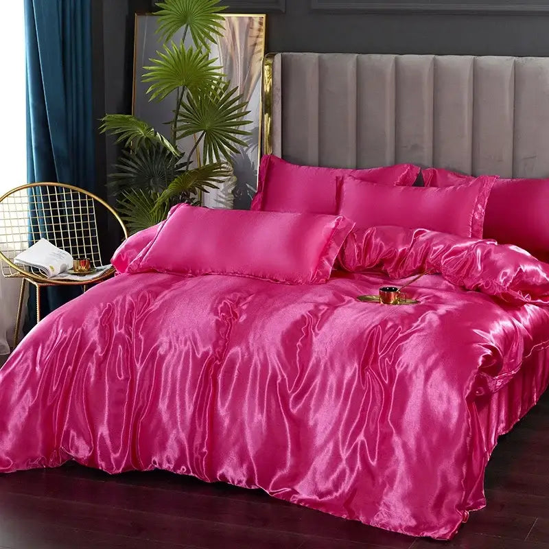 Camel Satin Bedding Set