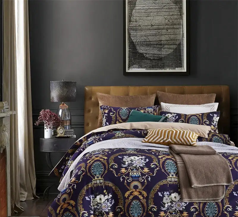 Teal Egyptian Cotton Duvet