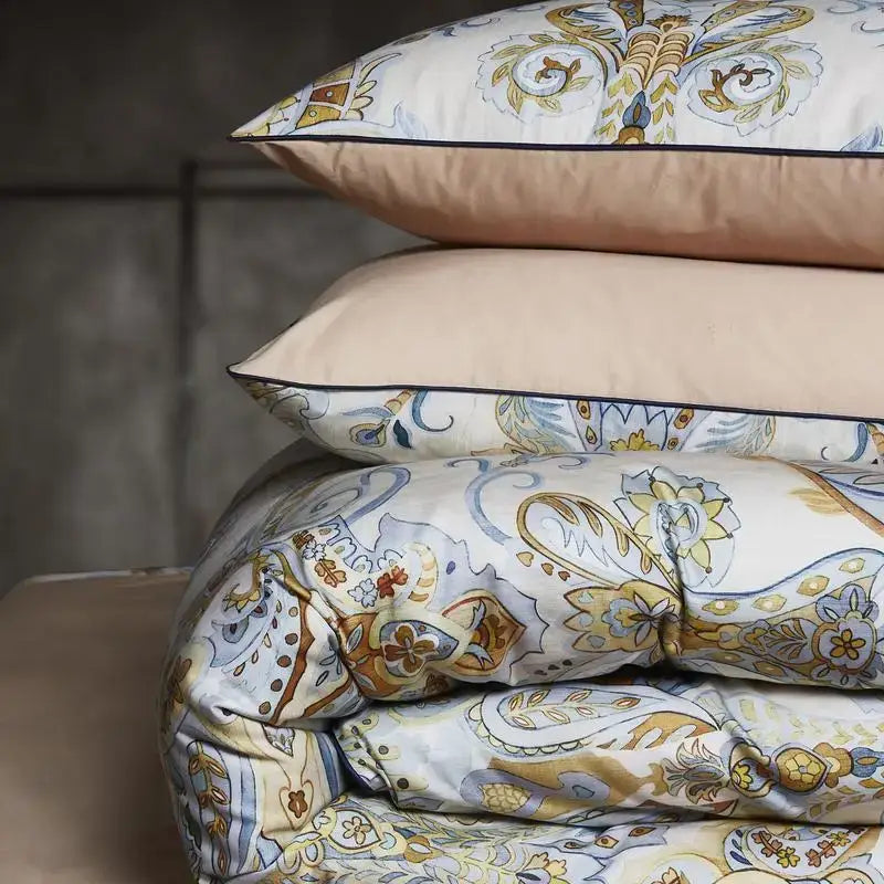Green Floral Cotton Bedding