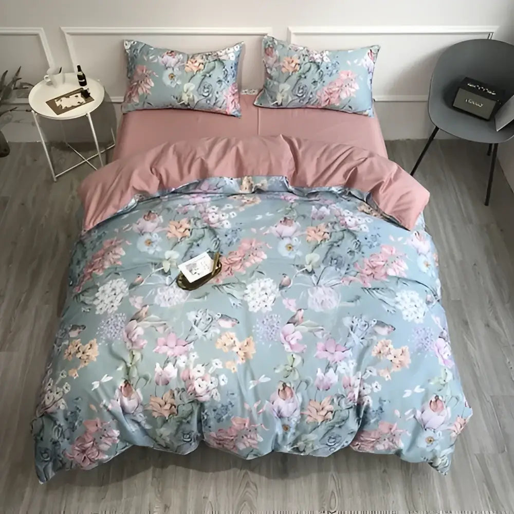 Flamingo Leaf Cotton Bedding