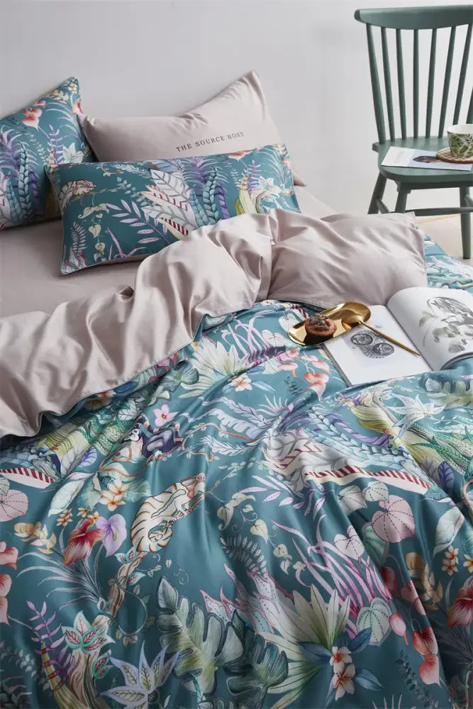 Flamingo Leaf Cotton Bedding