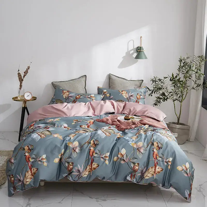 White Floral Duvet Cover