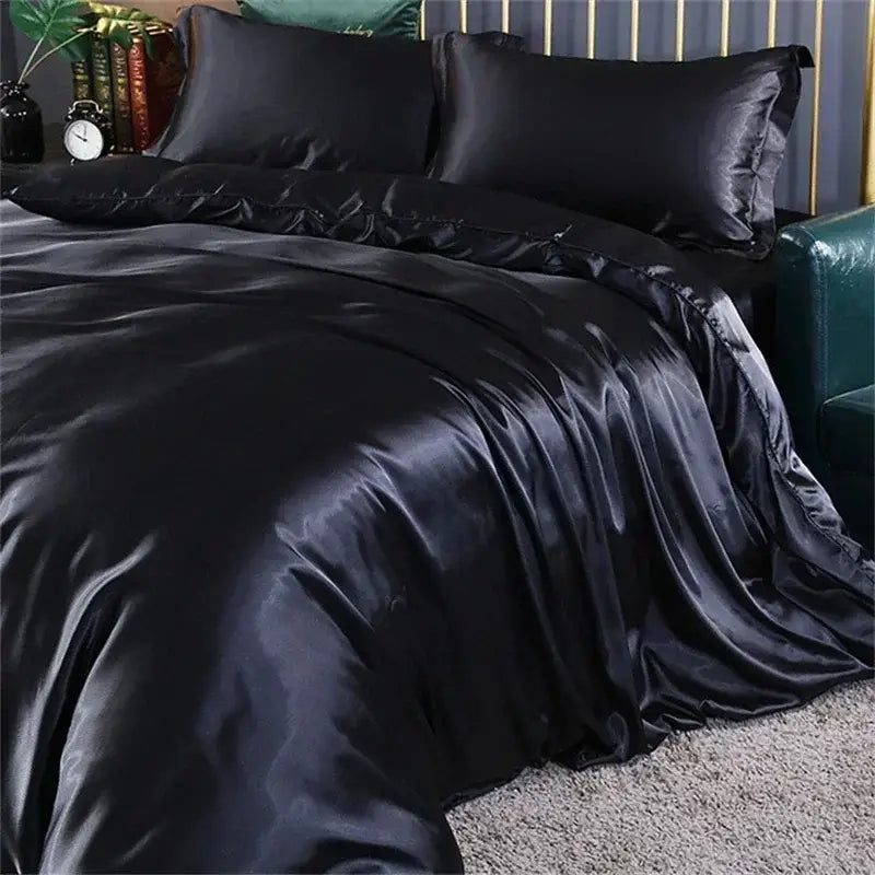 Yellow Mulberry Silk Bedding