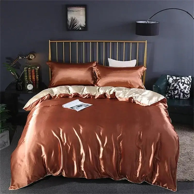 Yellow Mulberry Silk Bedding