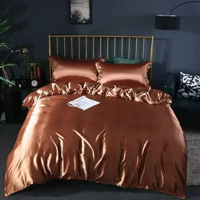 Copper Mulberry Silk Bedding