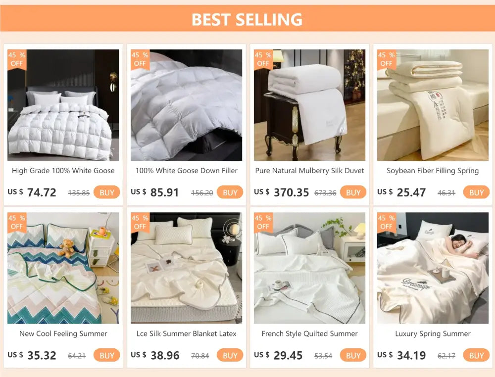 Copper Mulberry Silk Bedding