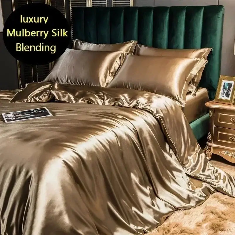 Silk Emerald Duvet Set