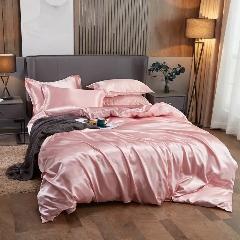 Purple Rayon Satin Bedding