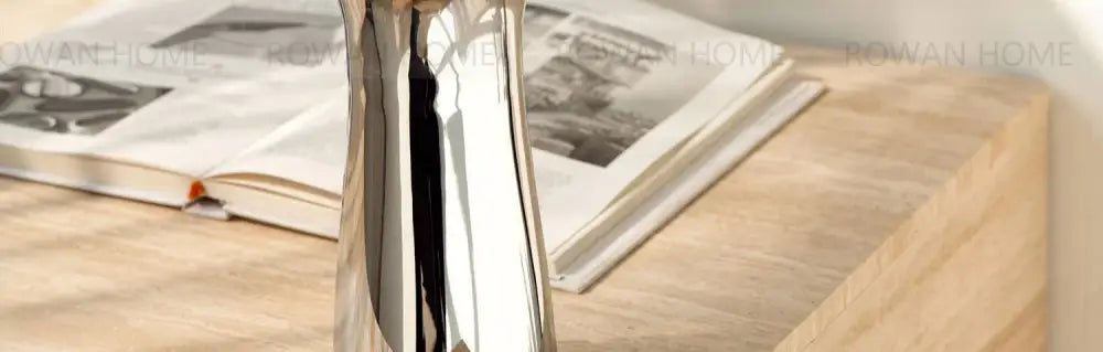 Silver Stainless Steel Vase