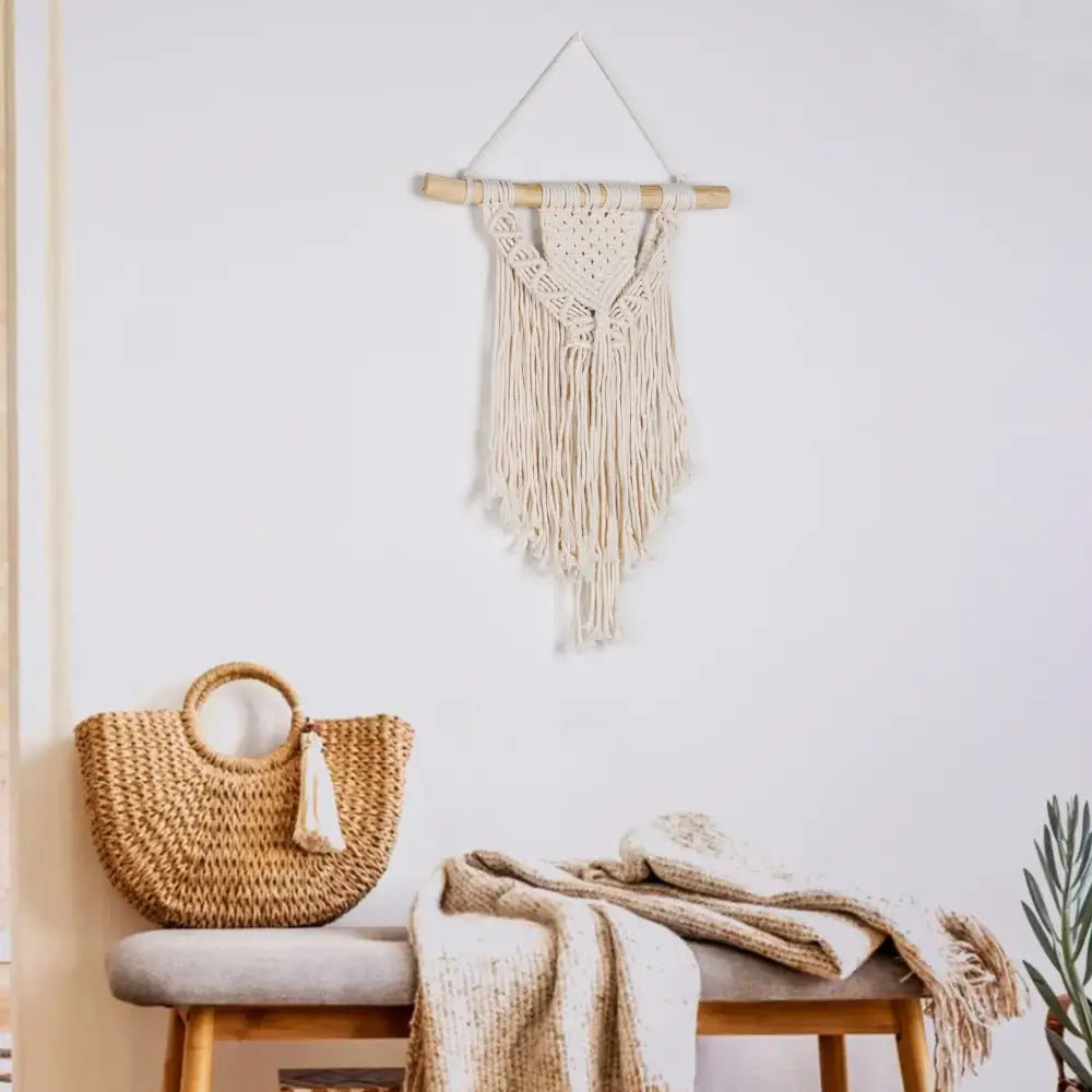 Cream Macrame Wall Hanging