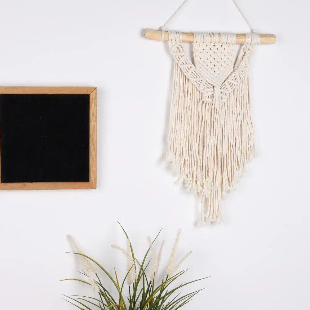 Cream Macrame Wall Hanging