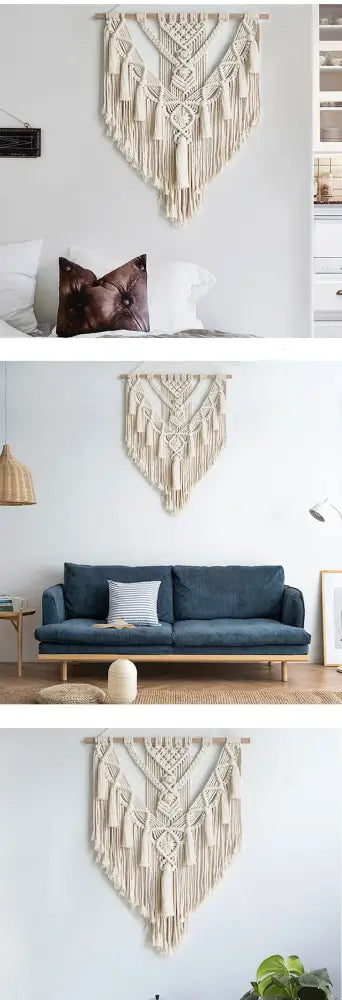 Cream Macrame Wall Hanging