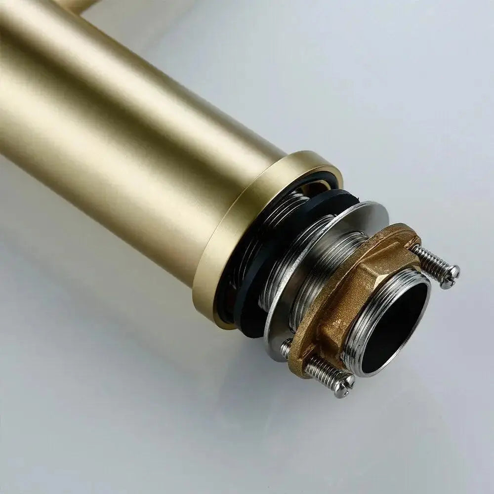 Brushed Gold Bathroom Faucet