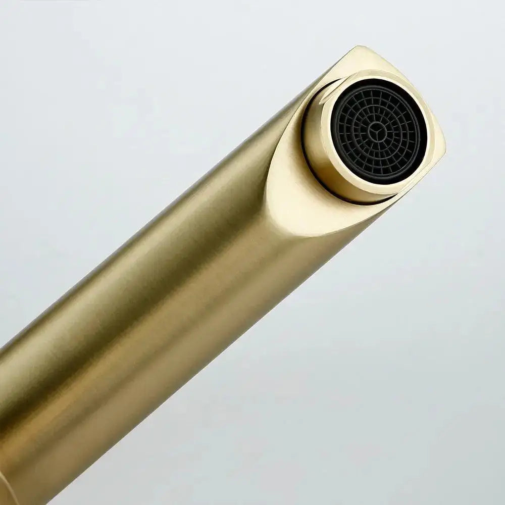 Brushed Gold Bathroom Faucet