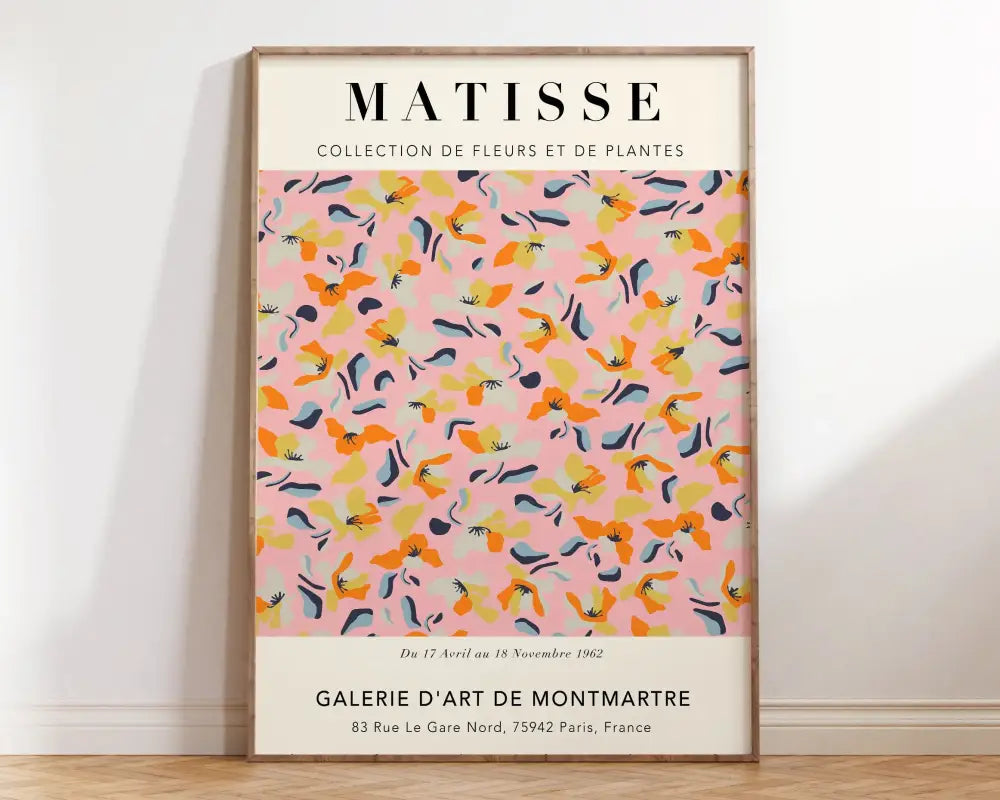Pink Turquoise Framed Poster