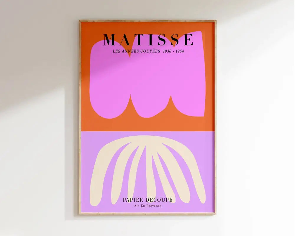 Pink Seaweed Framed Poster