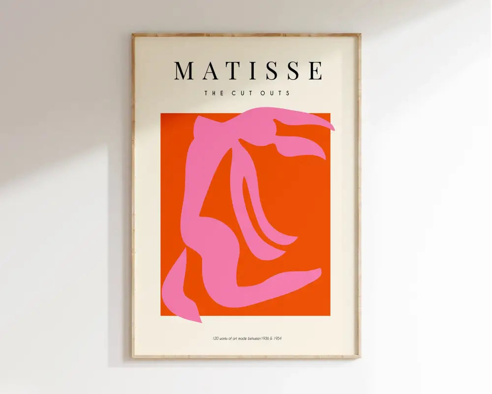 Pink Seaweed Framed Poster